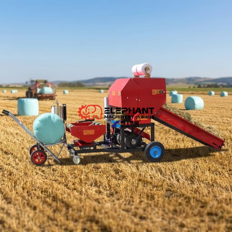 Silage Baler Machine - Grass Silage Diesel Baler Wrapper Packing