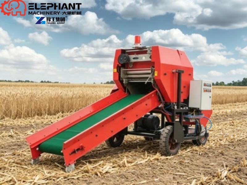 Farm Household Mini Round Hay  - Silage Baler Machine recension och pris