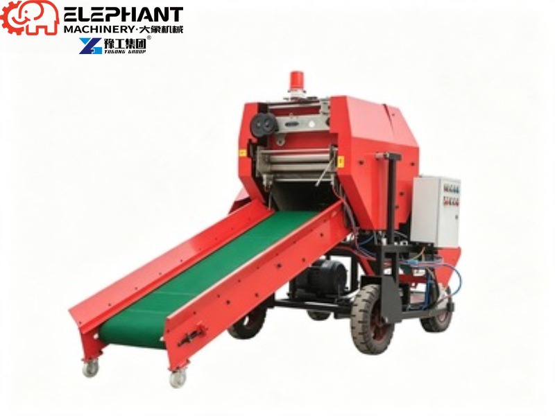Farm Household Mini Round Hay  - Silage Baler Machine recension och pris