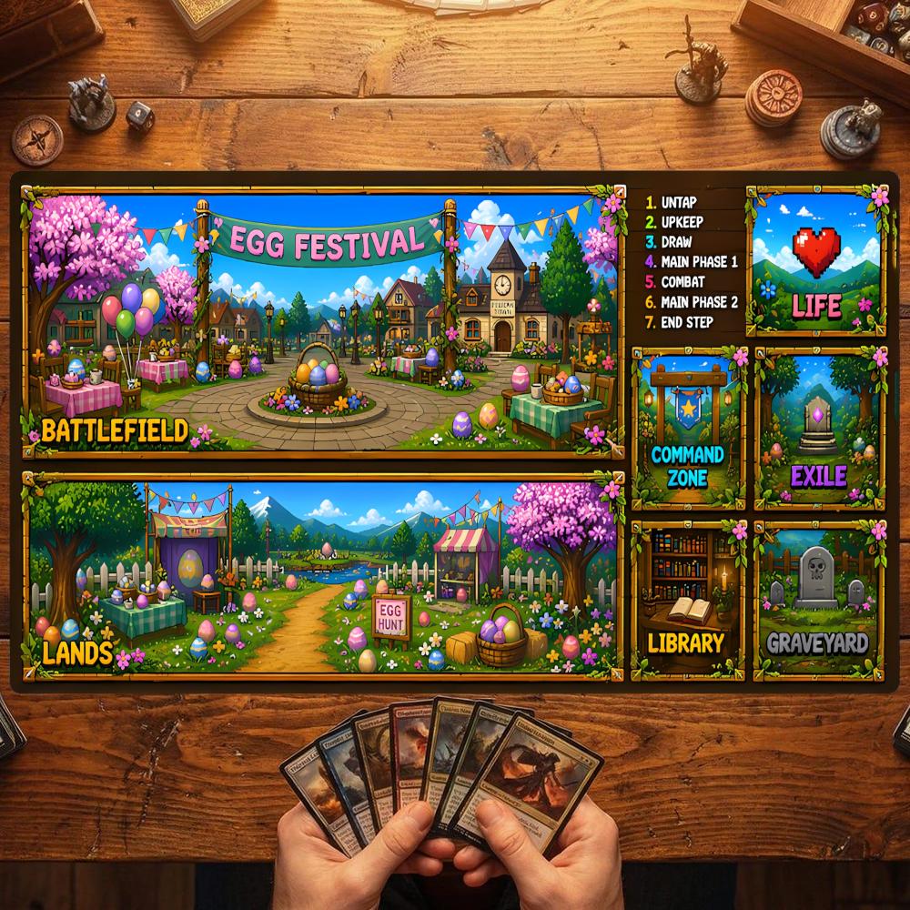 Magic Card Playmat TCG Playmat - Farming Zone recension och pris