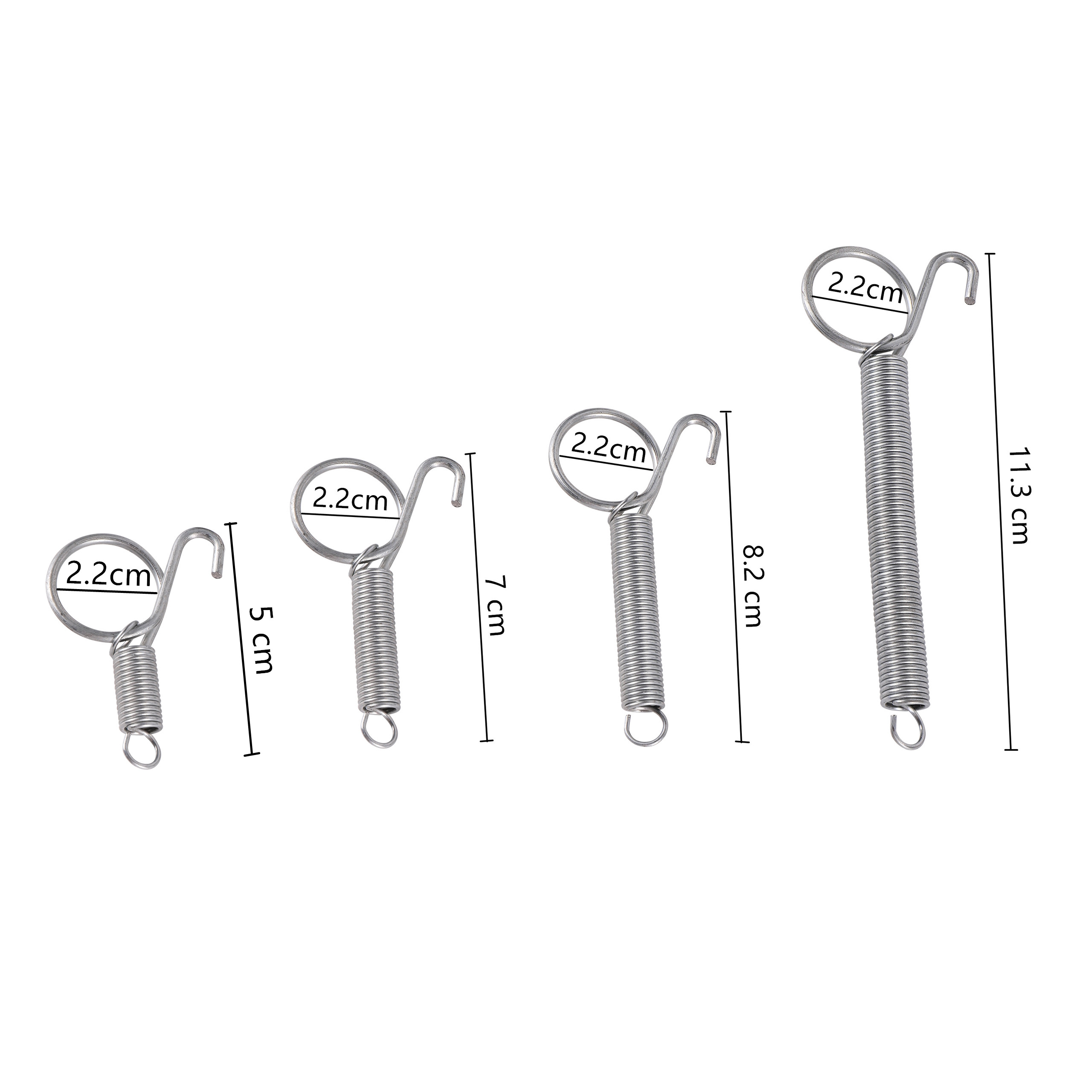 4Pcs Cage Door Spring Hook Met - Rabbit Cage Wire recension och pris