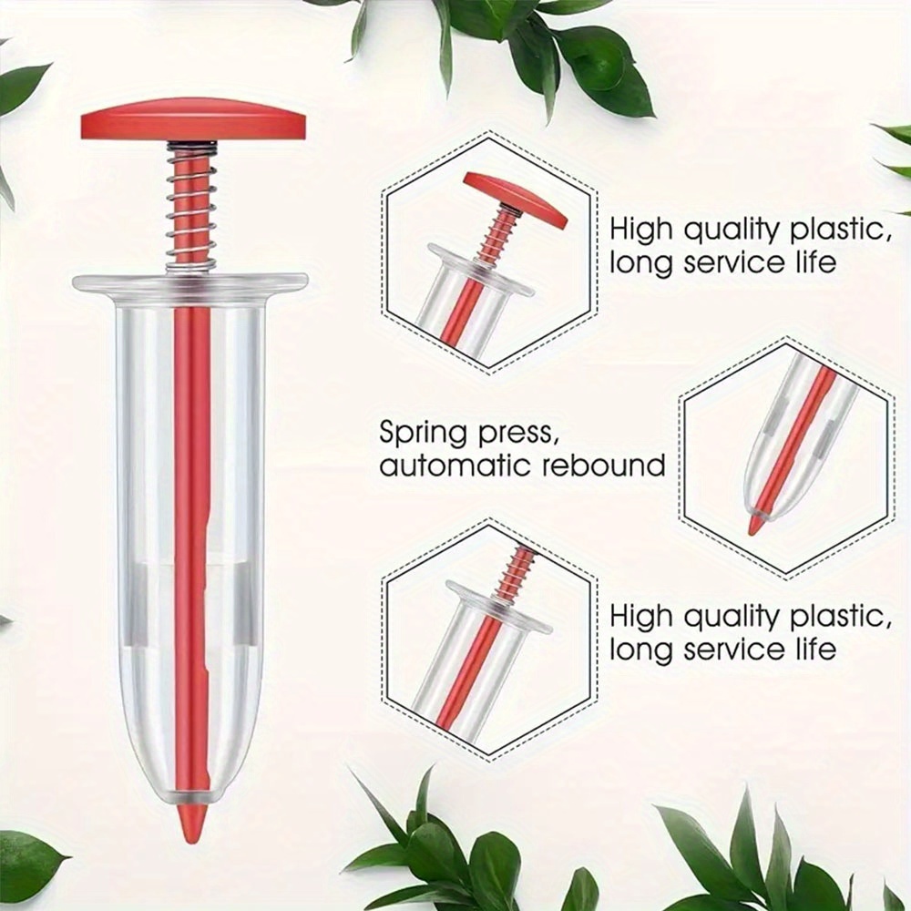 Portable Seed Dispenser - Easy - Manual Seeder Hand recension och pris