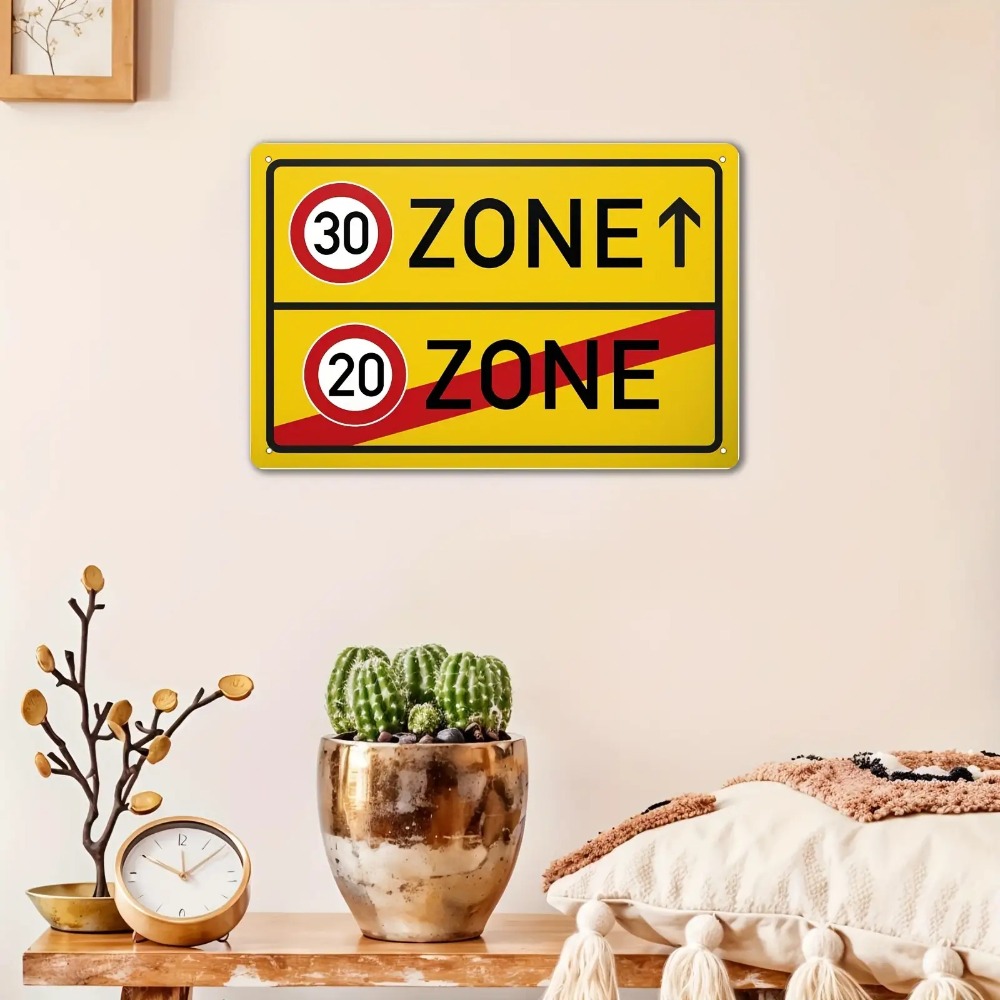 Tin Sign - 30 20 Speed Limit Z - Farming Zone recension och pris