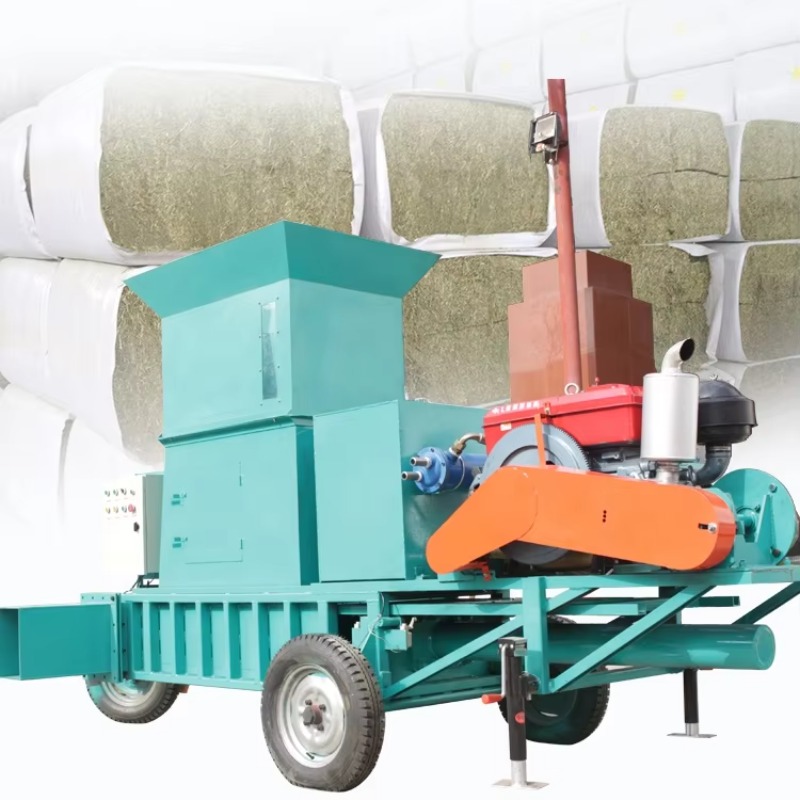 Mobile Diesel Hydraulic Alfalf - Silage Baler Machine recension och pris