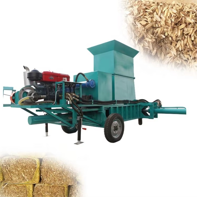 Mobile Diesel Hydraulic Alfalf - Silage Baler Machine recension och pris