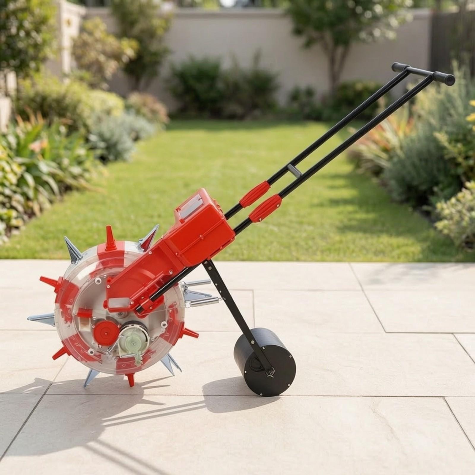 Seed Planter Tool Hand Push Se - Manual Seeder Hand recension och pris