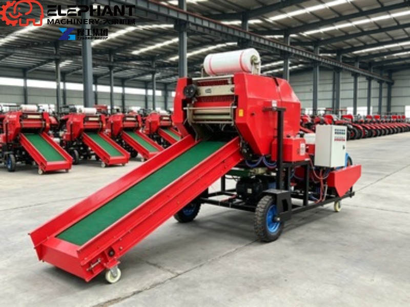 Mini Round Hay Baler Small Rol - Silage Baler Machine recension och pris