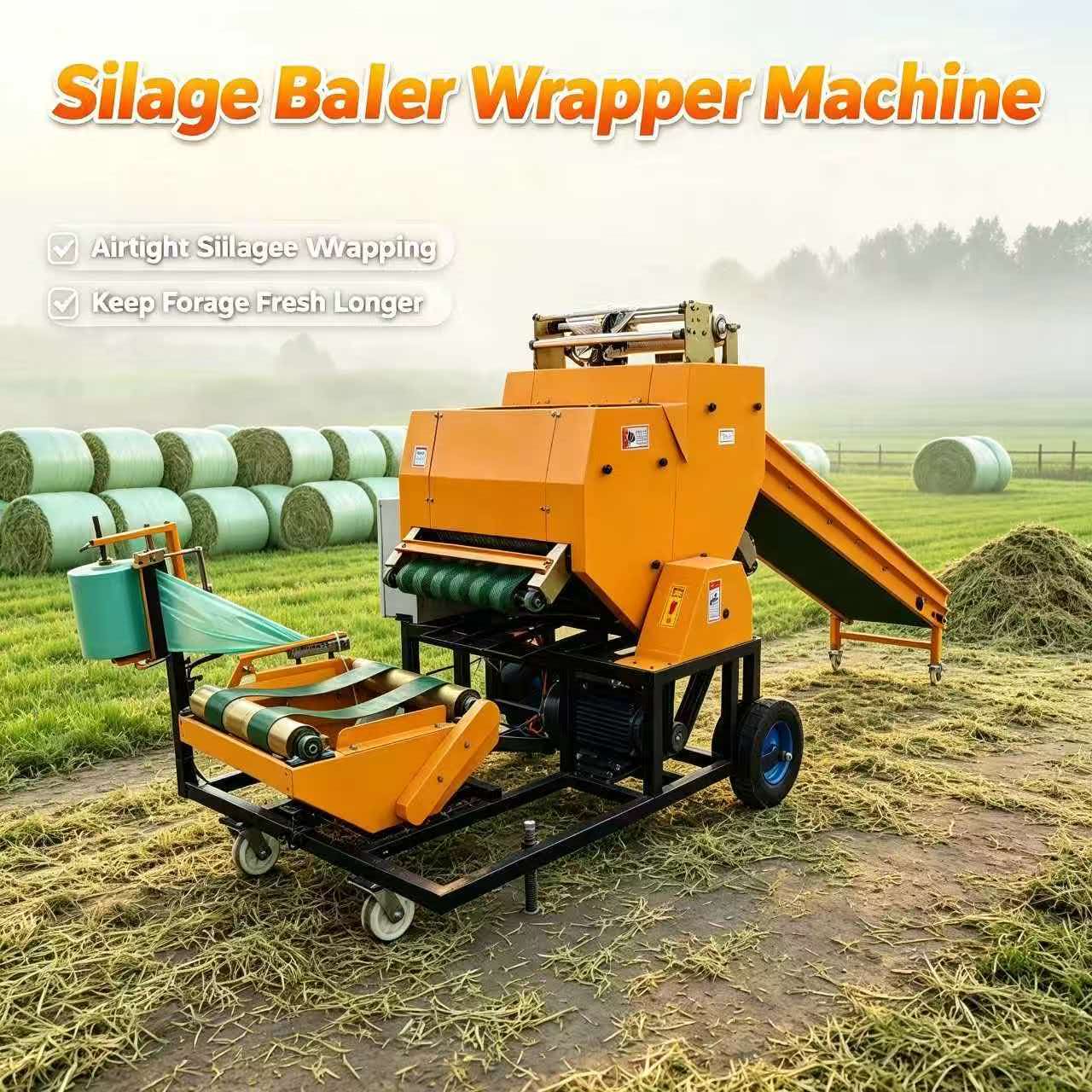 Silage Baler Wrapper Machine F - Silage Baler Machine recension och pris